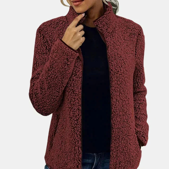 Mila Soft Teddy Fleece Jacket