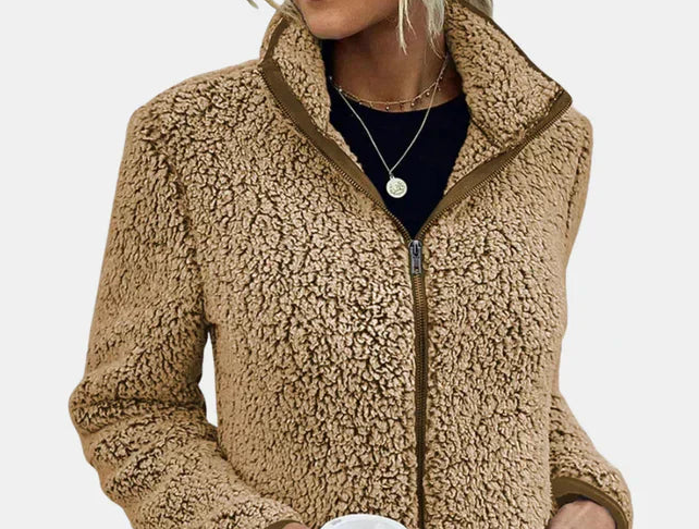 Mila Soft Teddy Fleece Jacket