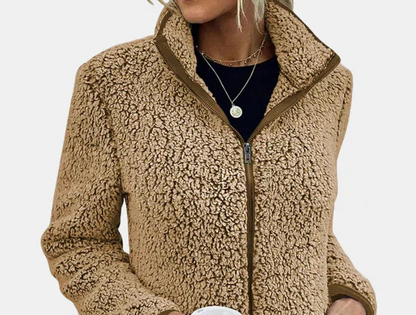 Mila Soft Teddy Fleece Jacket