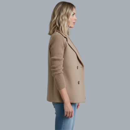 Adeline Soft Ribbed Knit Jacket
