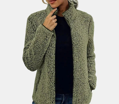 Mila Soft Teddy Fleece Jacket