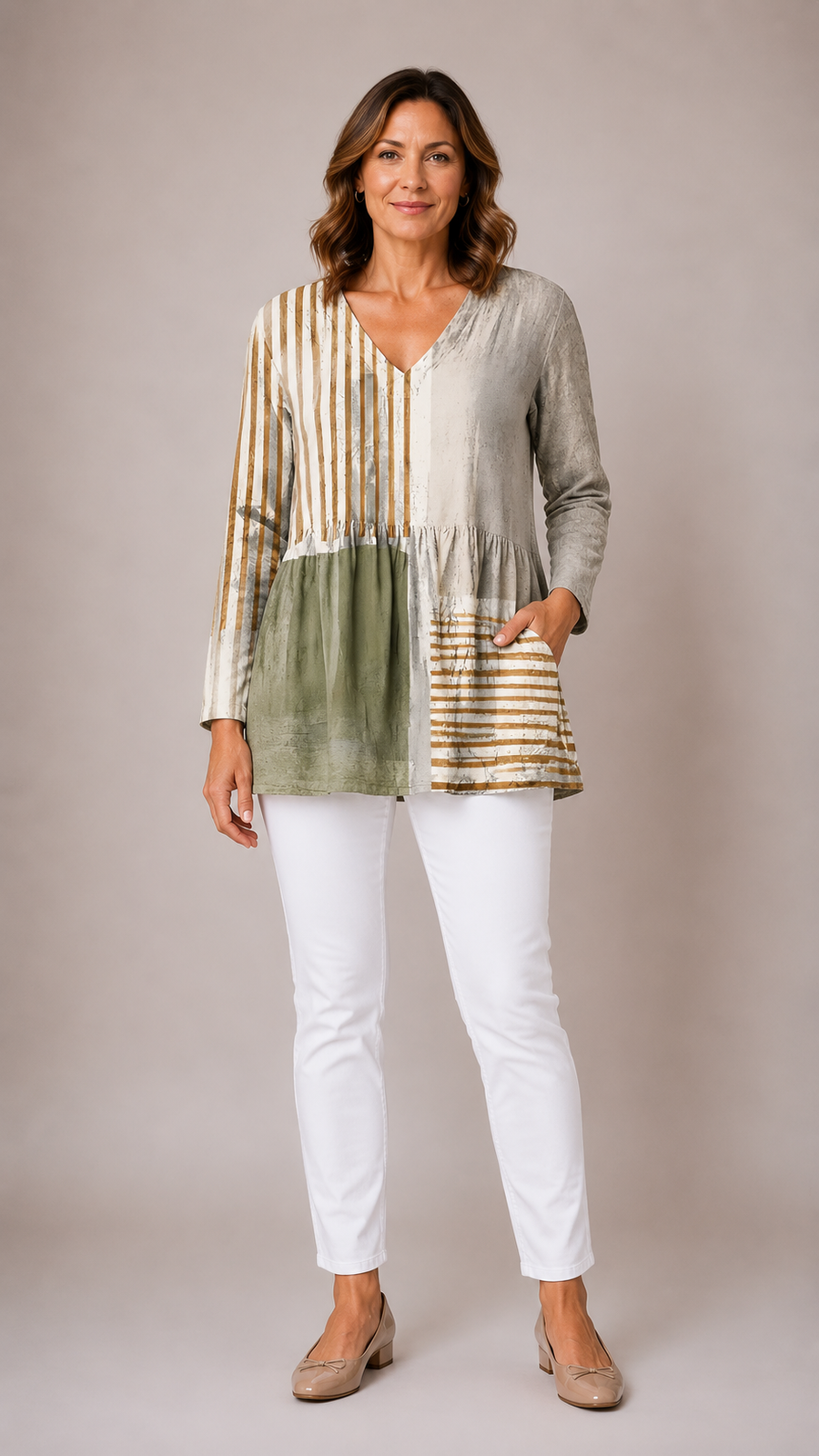 Estelle Flowing Longline Blouse