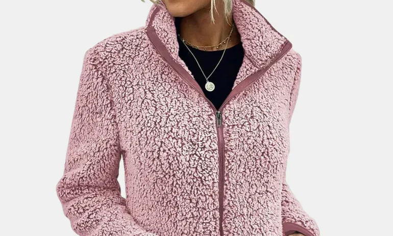 Mila Soft Teddy Fleece Jacket