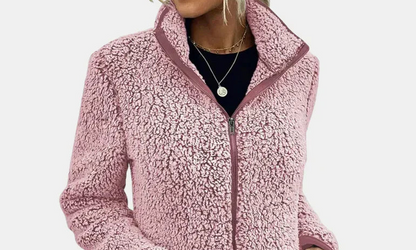 Mila Soft Teddy Fleece Jacket