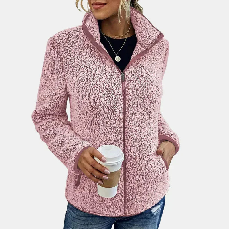 Mila Soft Teddy Fleece Jacket