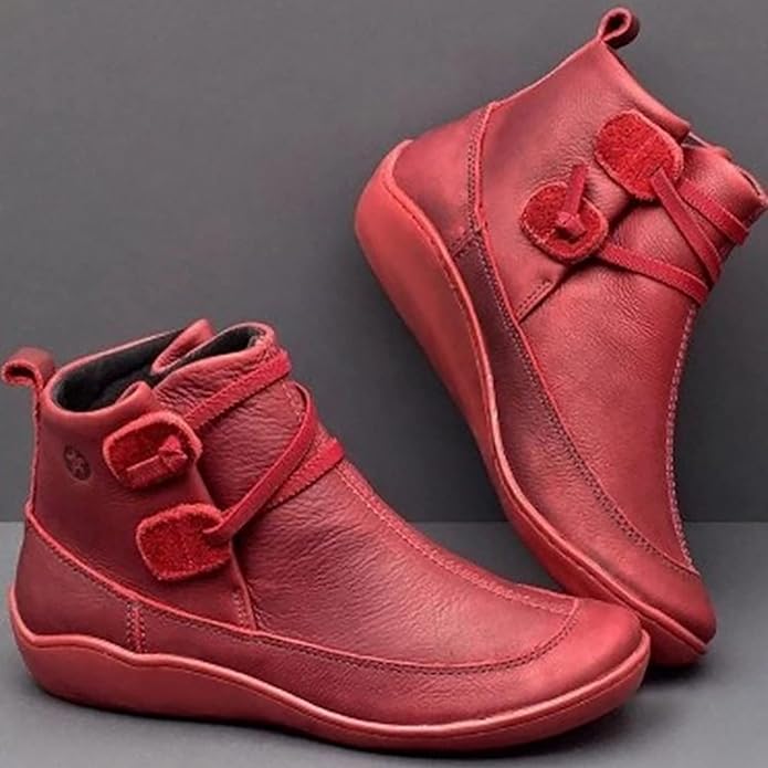 Rowan Faux-Leather Comfort Boots