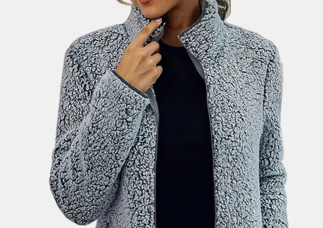 Mila Soft Teddy Fleece Jacket