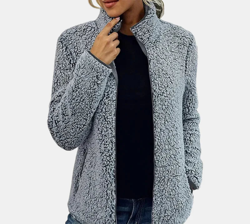 Mila Soft Teddy Fleece Jacket