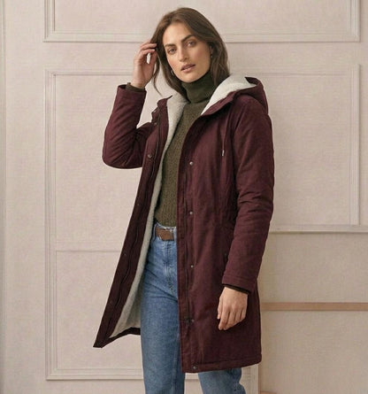 Evelyn Fleece-Lined Hooded Parka