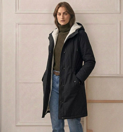Evelyn Fleece-Lined Hooded Parka