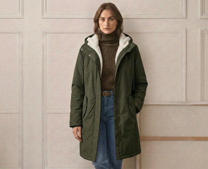 Evelyn Fleece-Lined Hooded Parka