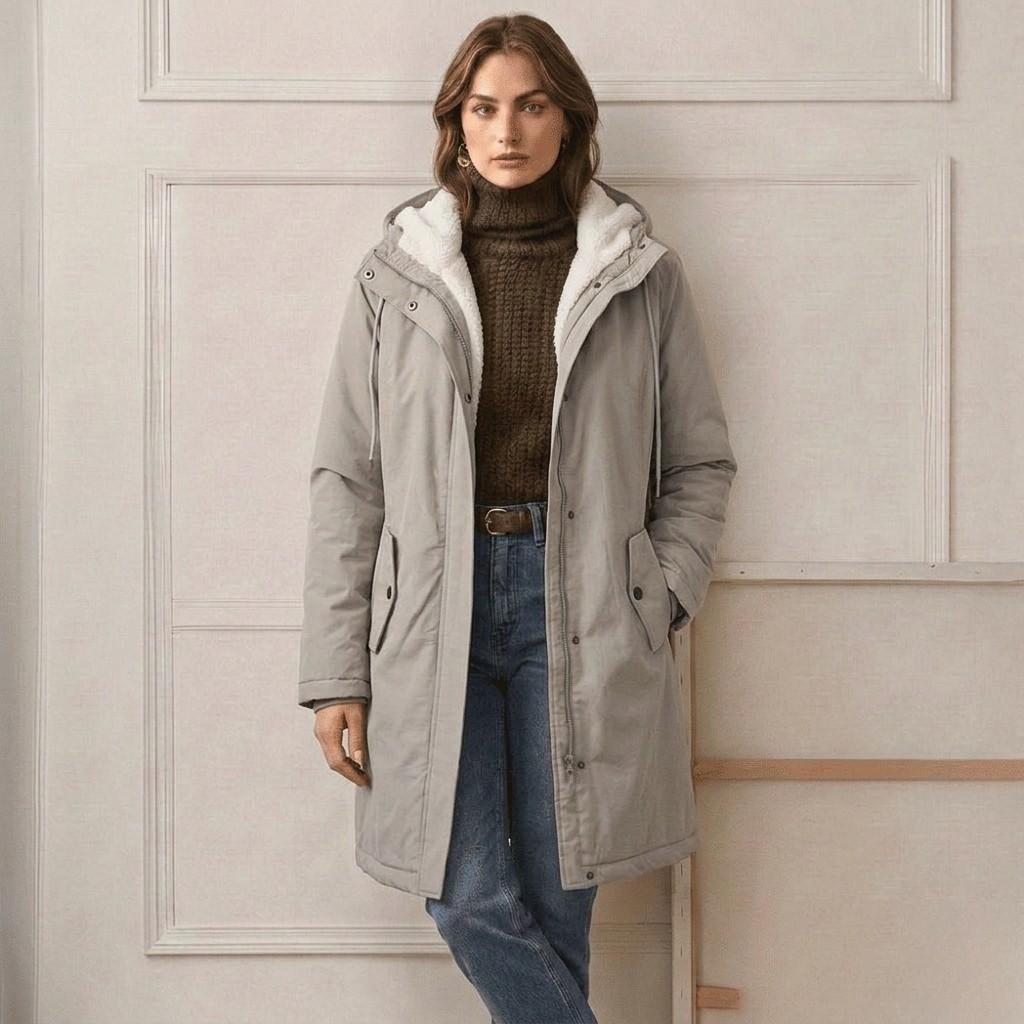 Evelyn Fleece-Lined Hooded Parka