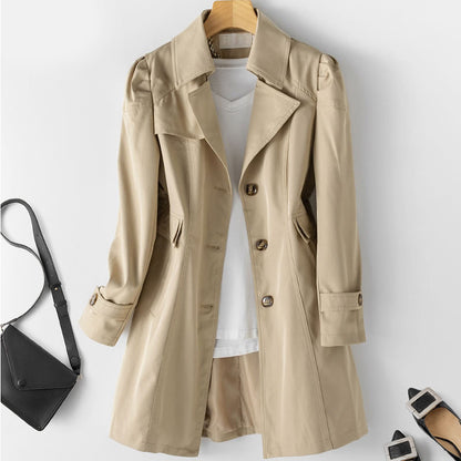 Isabelle Classic Mid-Length Trench Coat