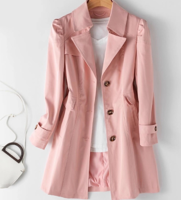 Isabelle Classic Mid-Length Trench Coat