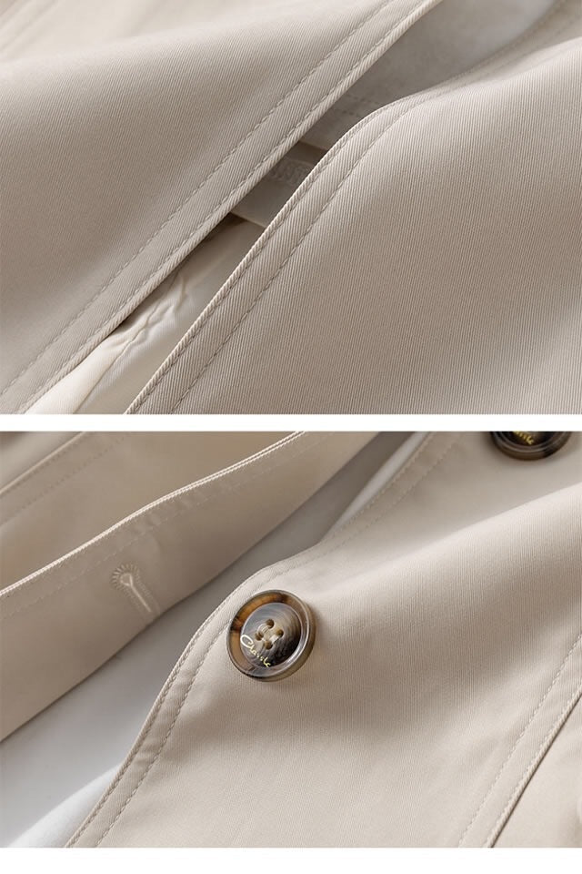 Isabelle Classic Mid-Length Trench Coat
