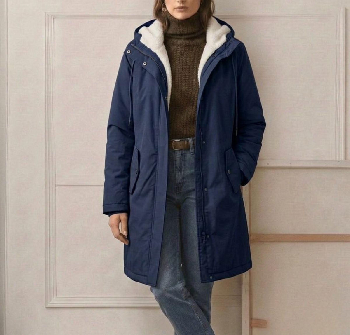 Evelyn Fleece-Lined Hooded Parka