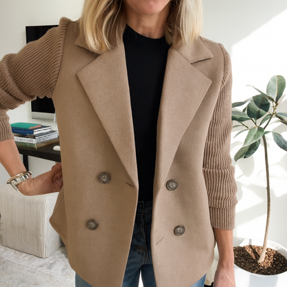 Adeline Soft Ribbed Knit Jacket