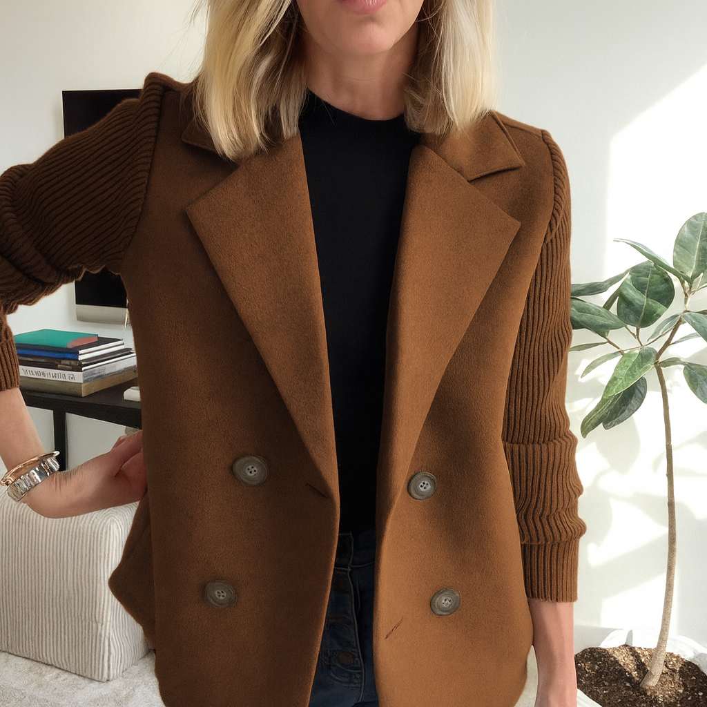 Adeline Soft Ribbed Knit Jacket