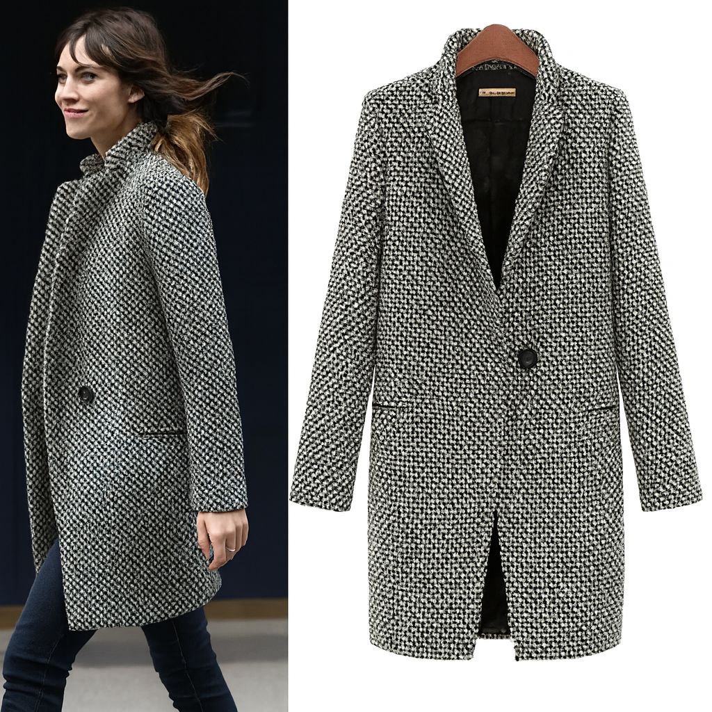 Helena Textured Tailored Coat