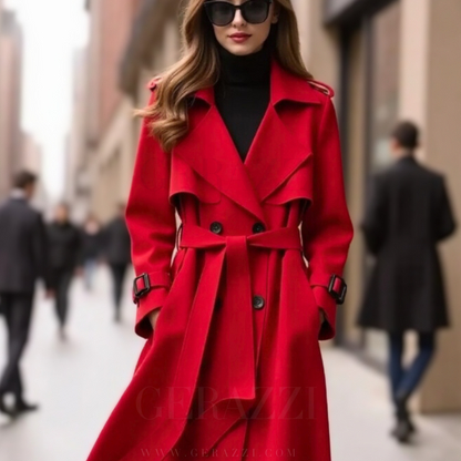 Vivienne Longline Belted Trench Coat