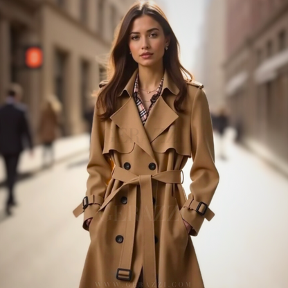 Vivienne Longline Belted Trench Coat