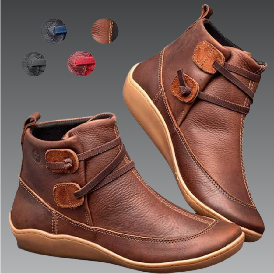Rowan Faux-Leather Comfort Boots
