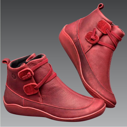 Rowan Faux-Leather Comfort Boots