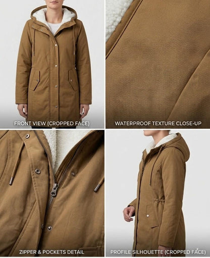 Evelyn Fleece-Lined Hooded Parka