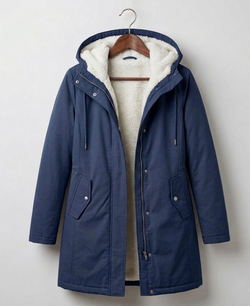 Evelyn Fleece-Lined Hooded Parka