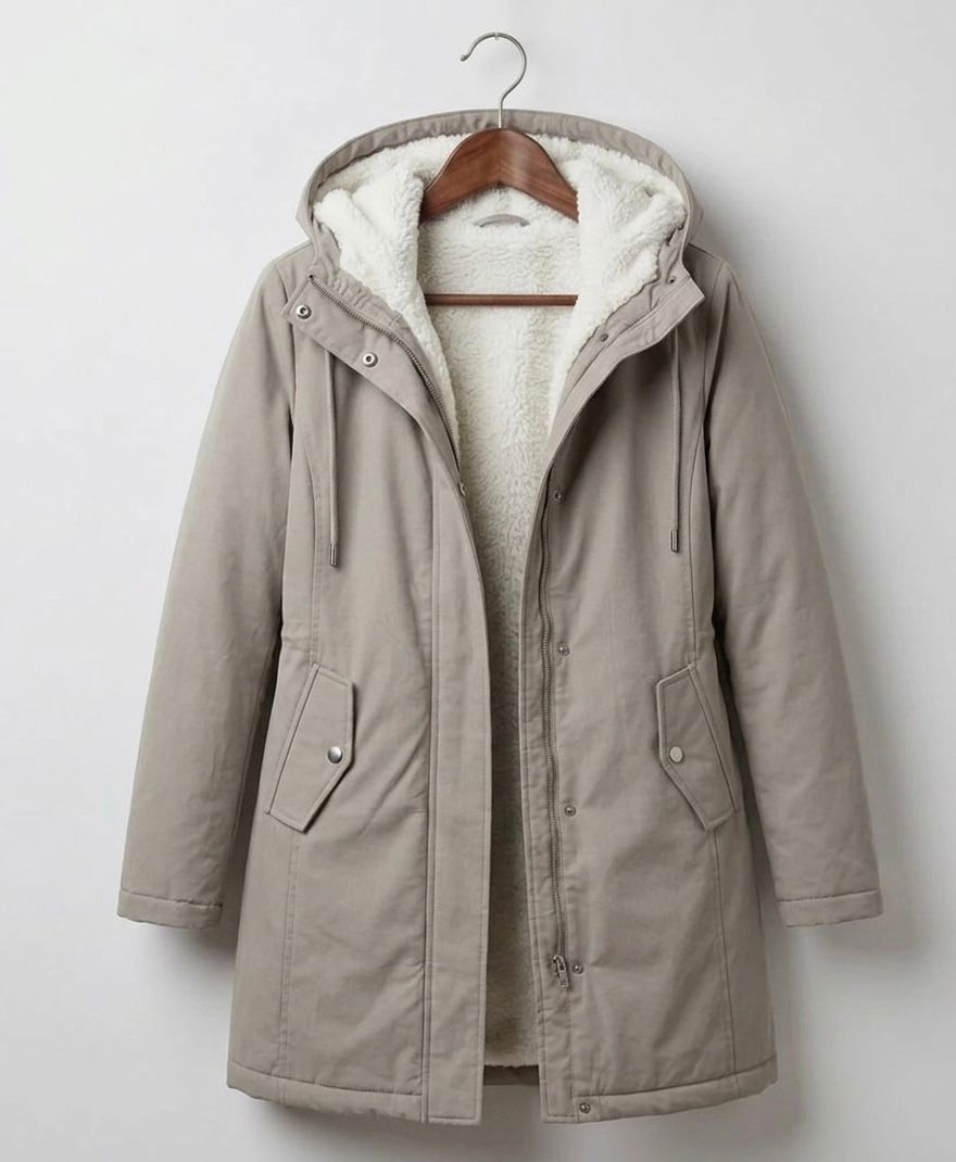 Evelyn Fleece-Lined Hooded Parka