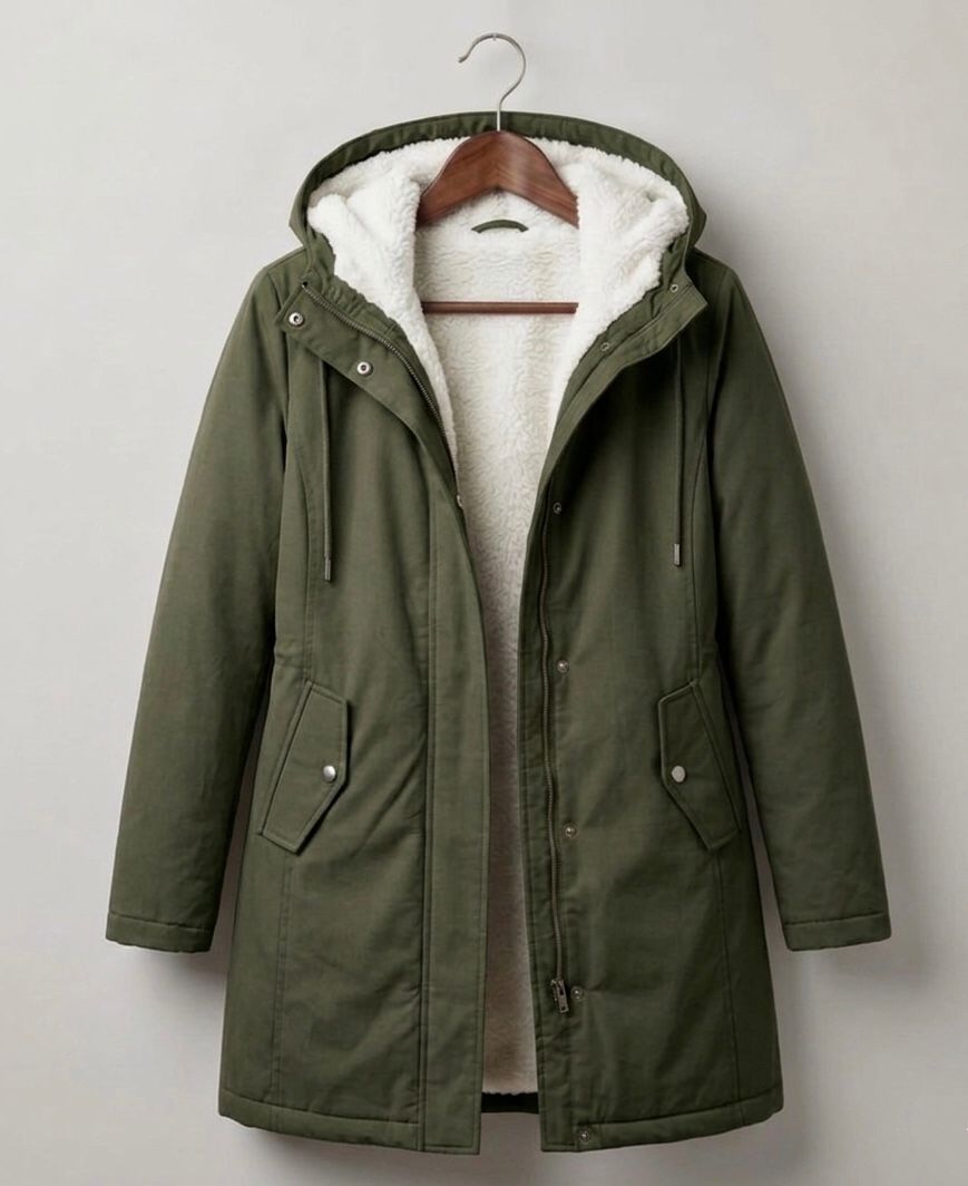 Evelyn Fleece-Lined Hooded Parka