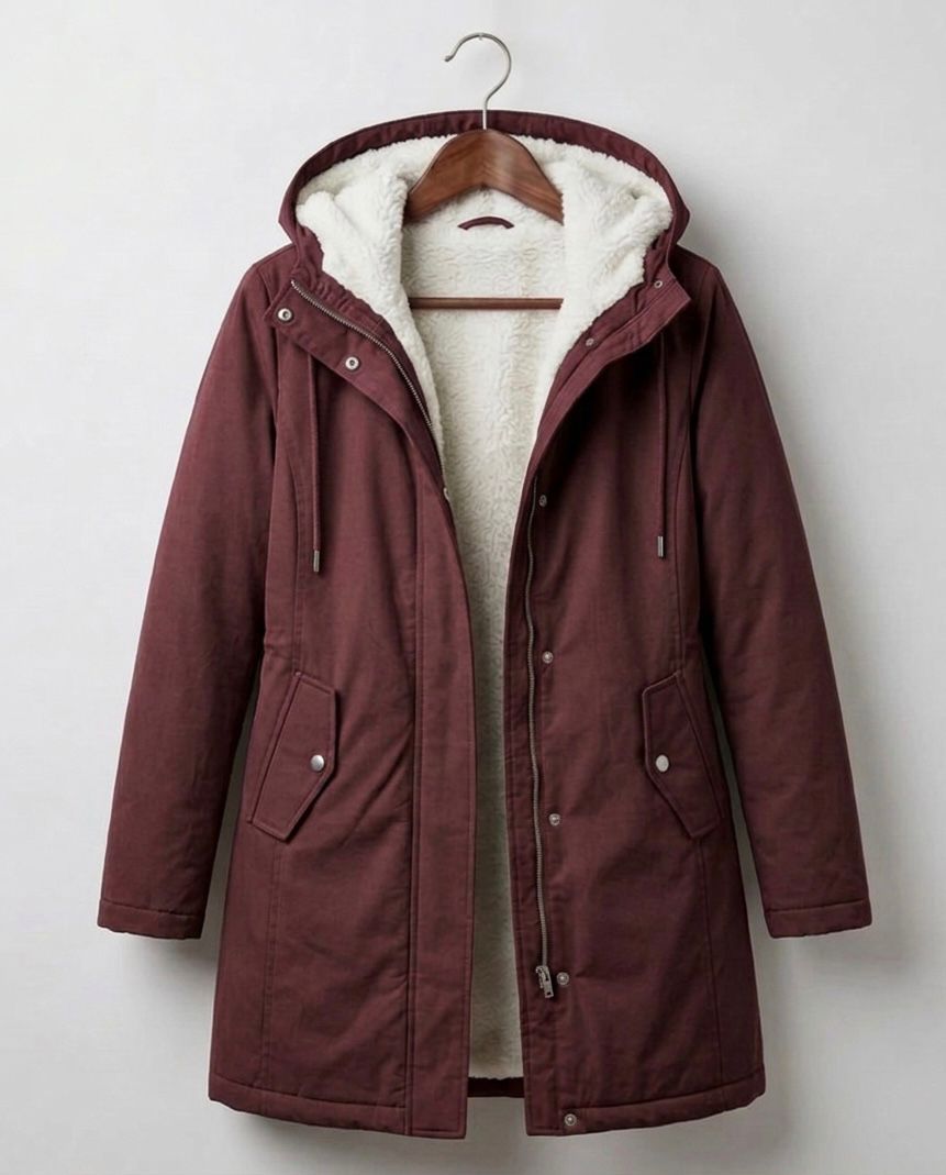 Evelyn Fleece-Lined Hooded Parka