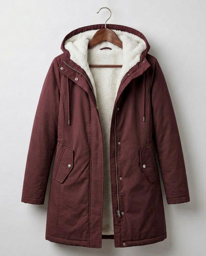 Evelyn Fleece-Lined Hooded Parka