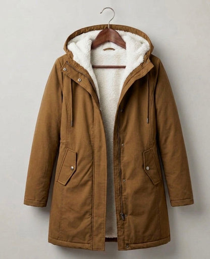 Evelyn Fleece-Lined Hooded Parka