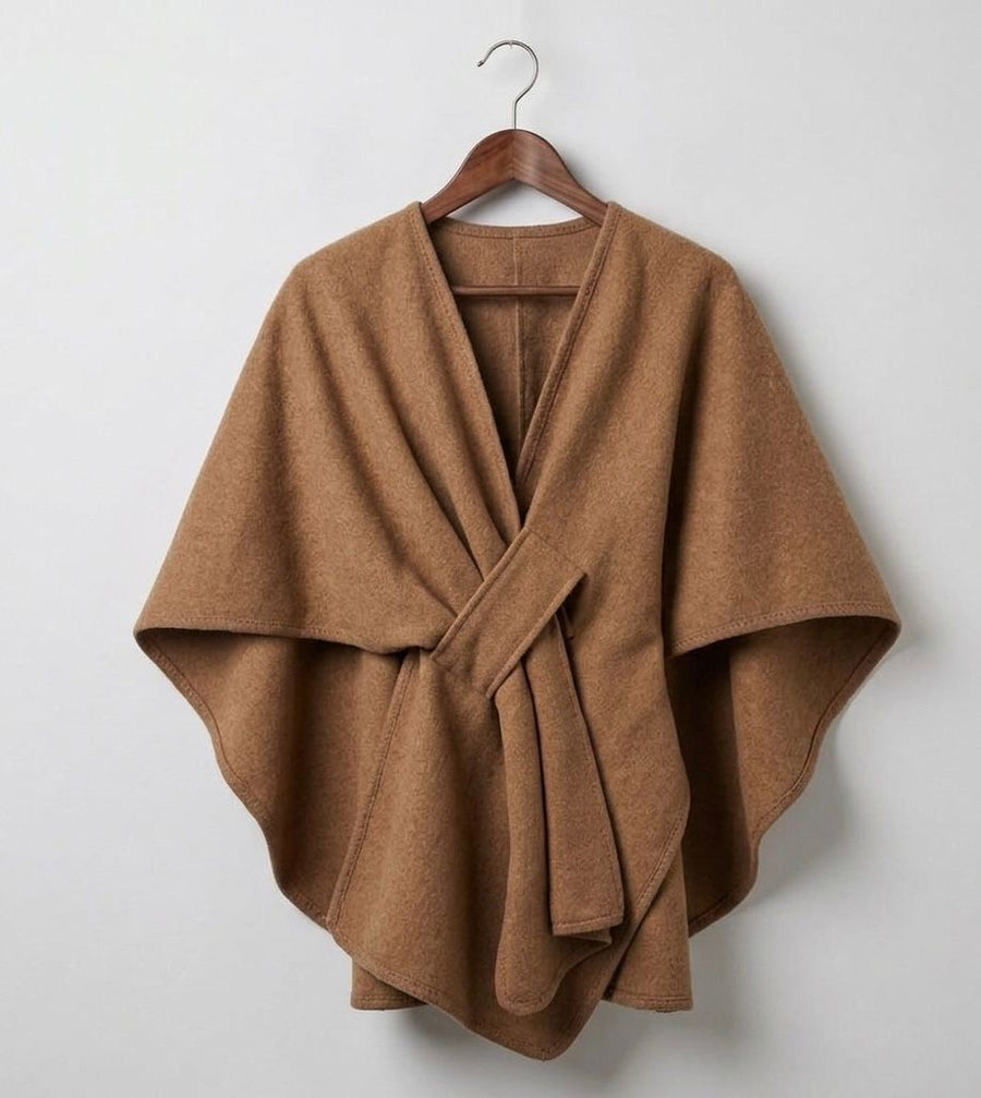 Maribel Soft Fleece Cape Shawl
