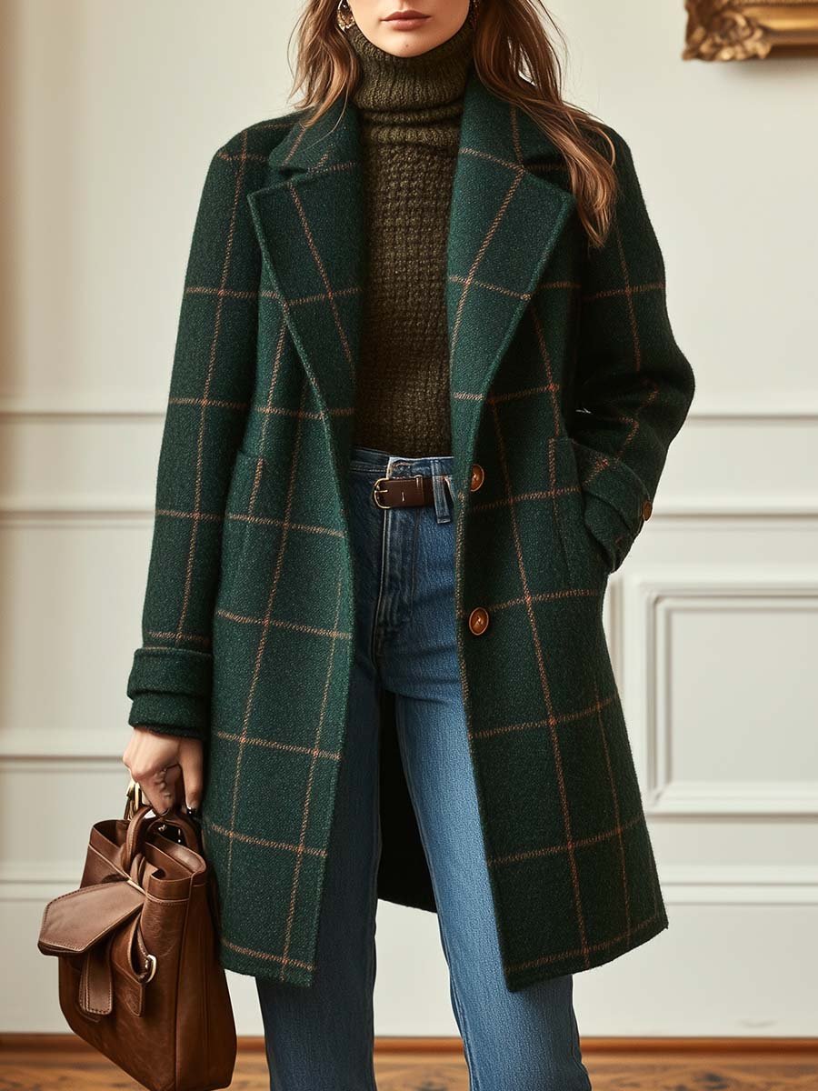 Audrey Heritage Plaid Coat
