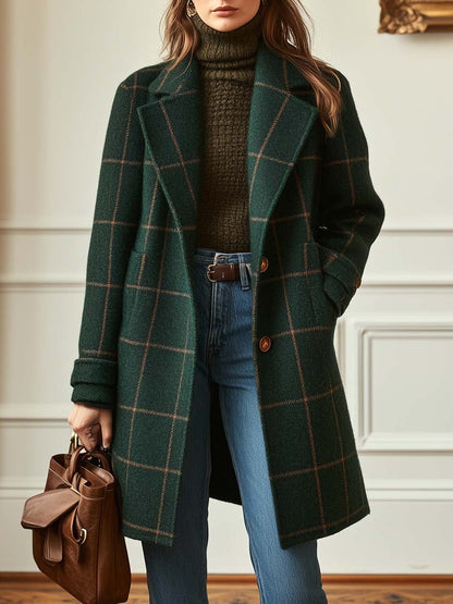 Audrey Heritage Plaid Coat