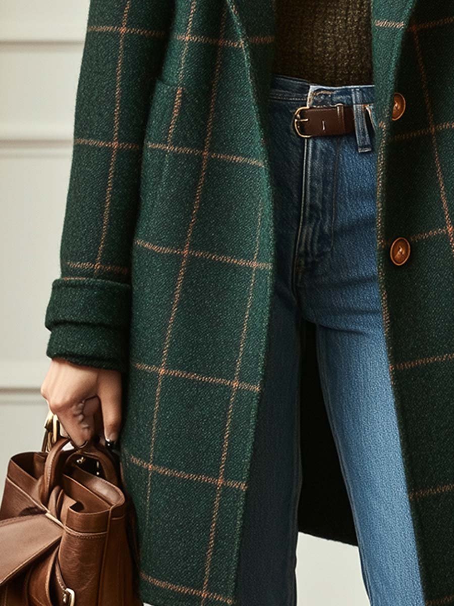 Audrey Heritage Plaid Coat